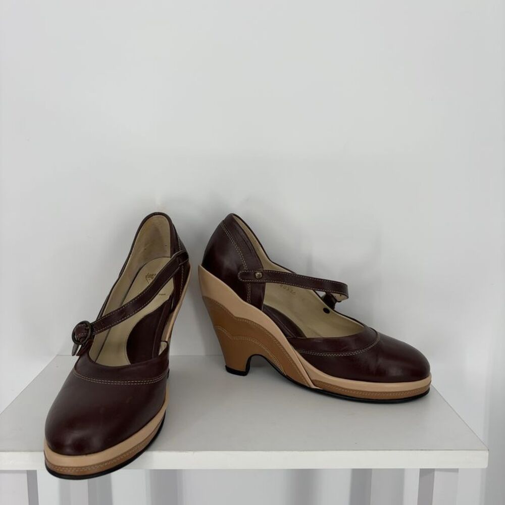 John Fluevog Jane Wedge Platforms